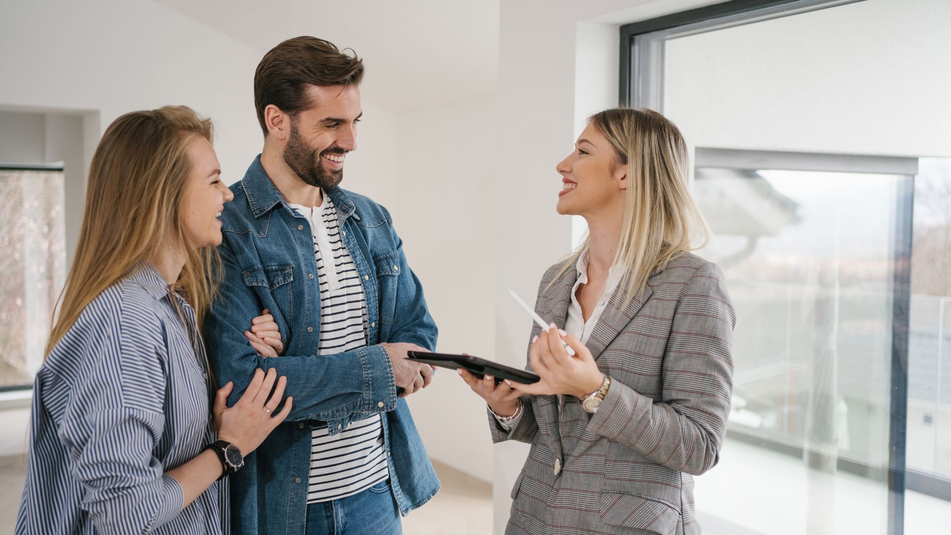 Happy home owners
